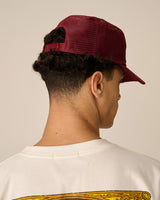 Burgundy 'Horseshoe' Trucker Cap