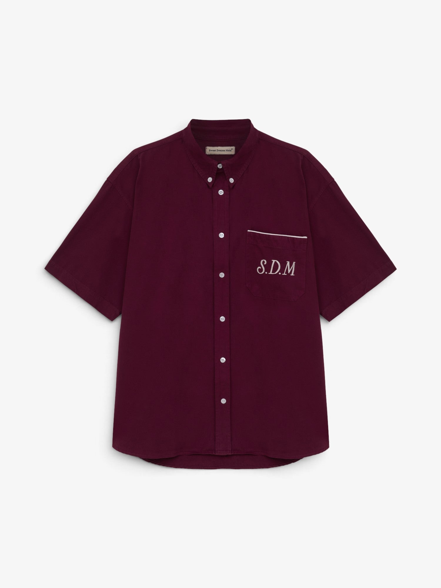 Burgundy 'SDM' Shirt