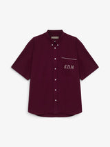 Burgundy 'SDM' Shirt