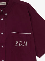 Burgundy 'SDM' Shirt