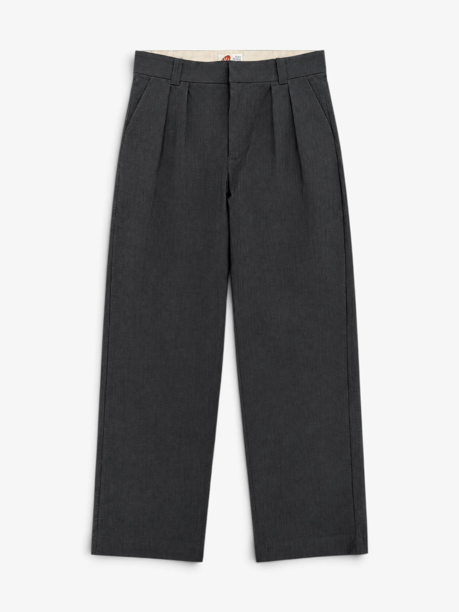 Grey Double-Pleated Ripstop Pants X WELCOME