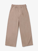 Beige 'Twill Tech' Baggy Pants