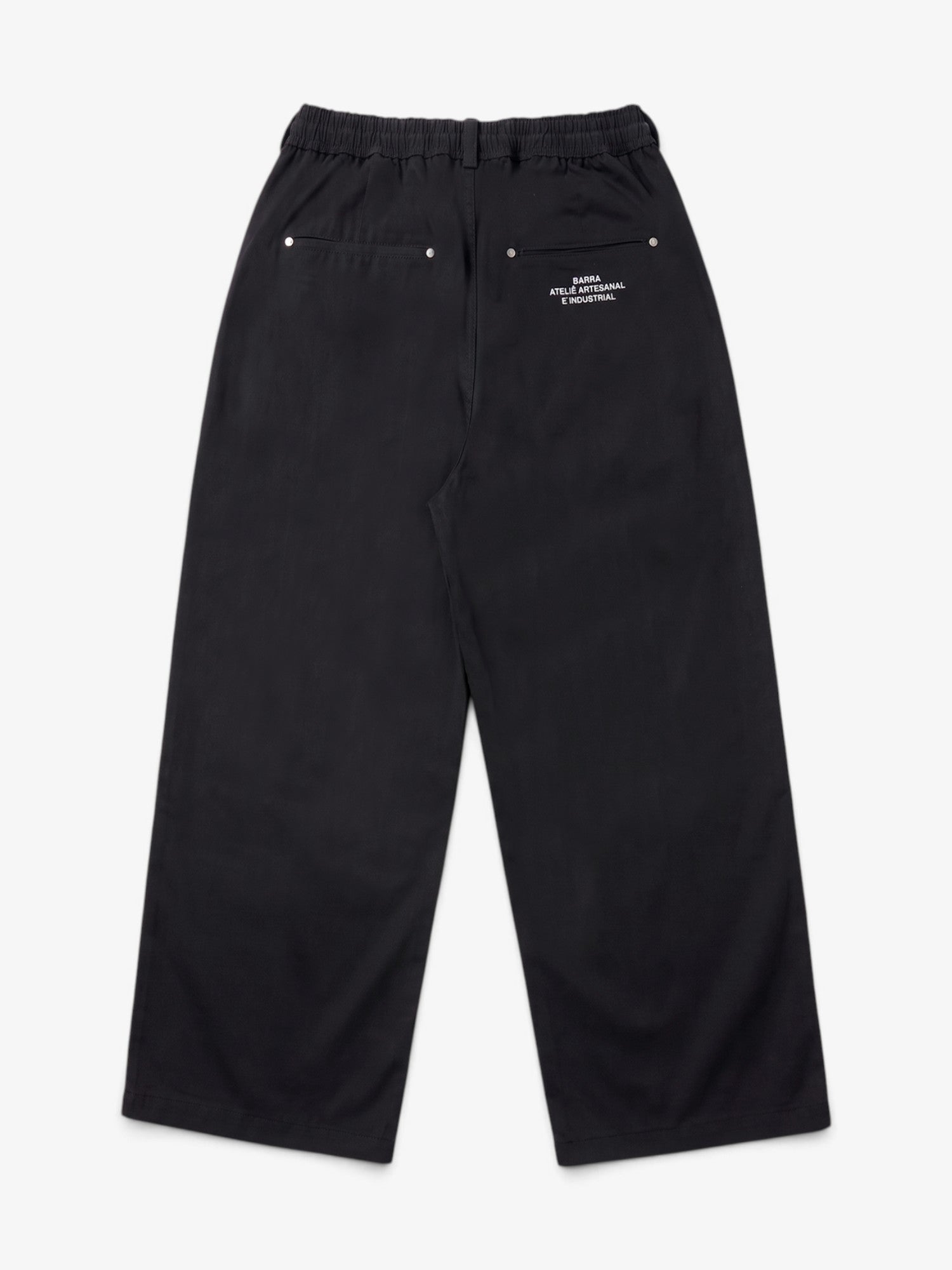 Black 'Twill Tech' Baggy Pants