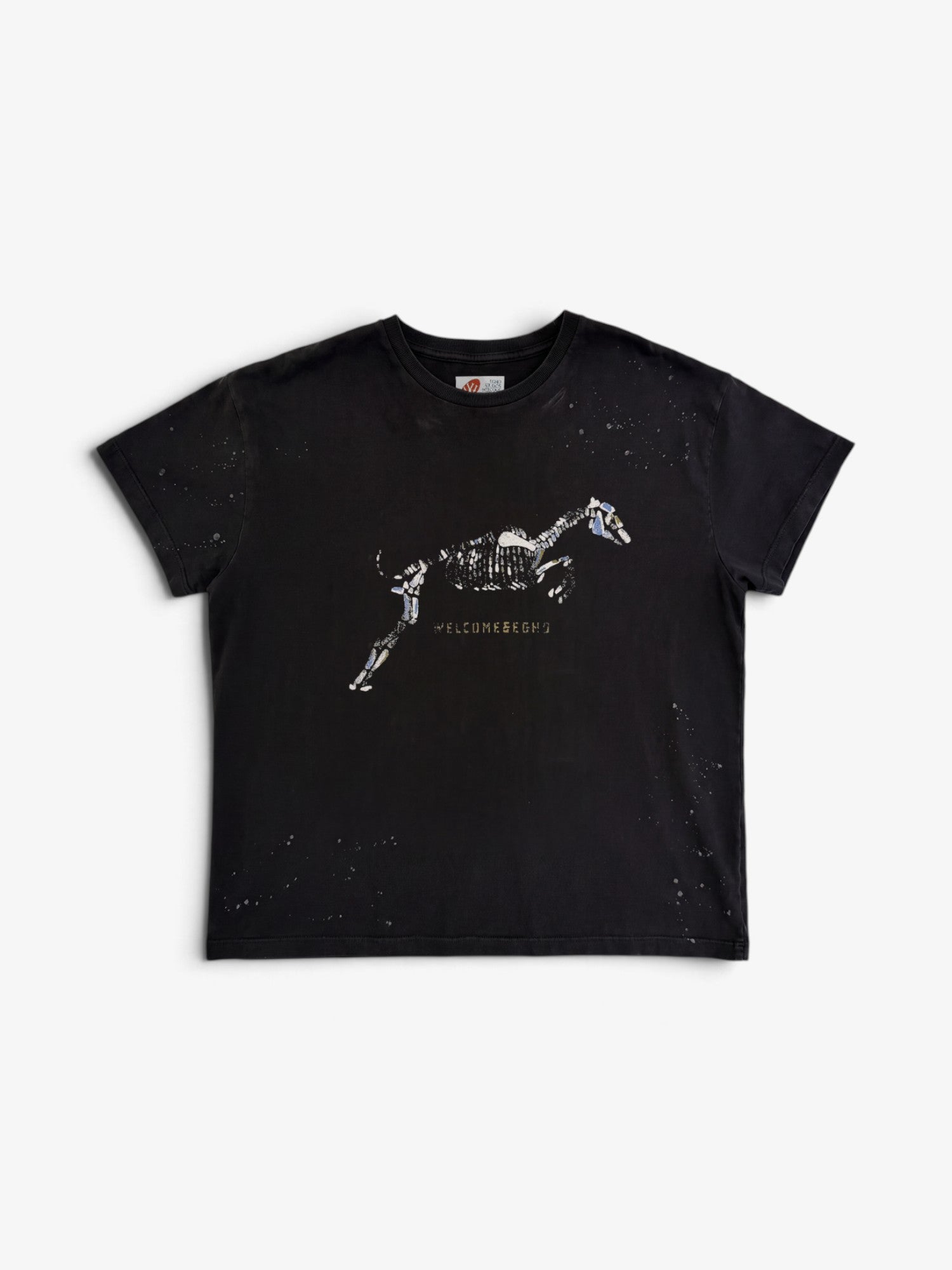 Black 'Skeleton' Submariner Fit Tee X WELCOME