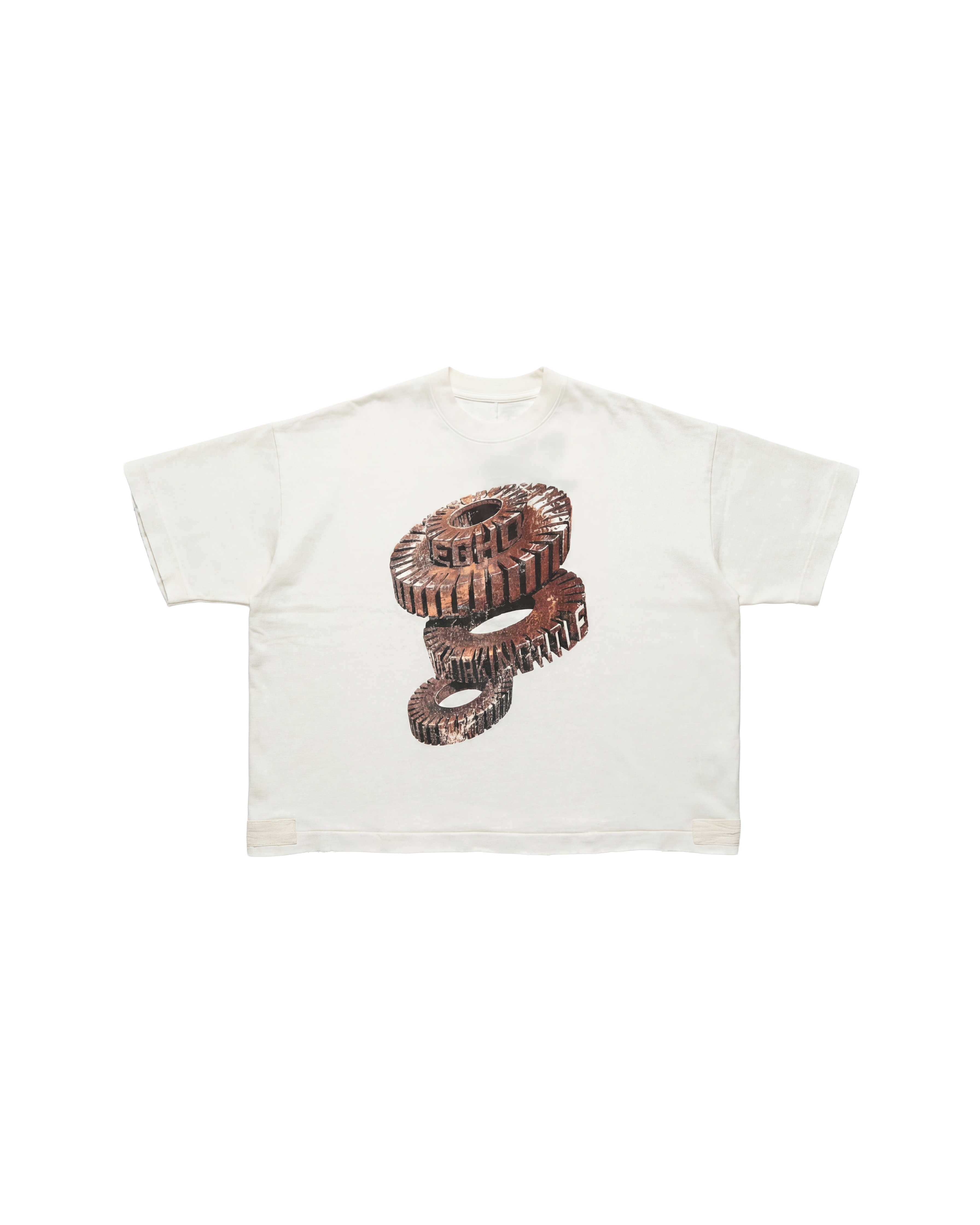 Off-White 'Gears' Boxy Tee X EGHO STUDIOS