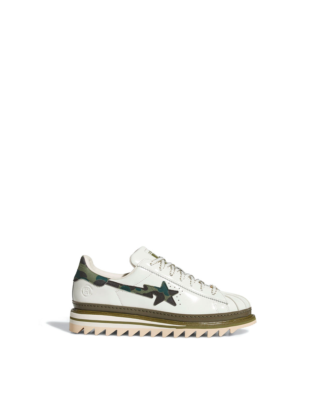 CLOT X BAPE SUPERSTAR - Bege/Camo