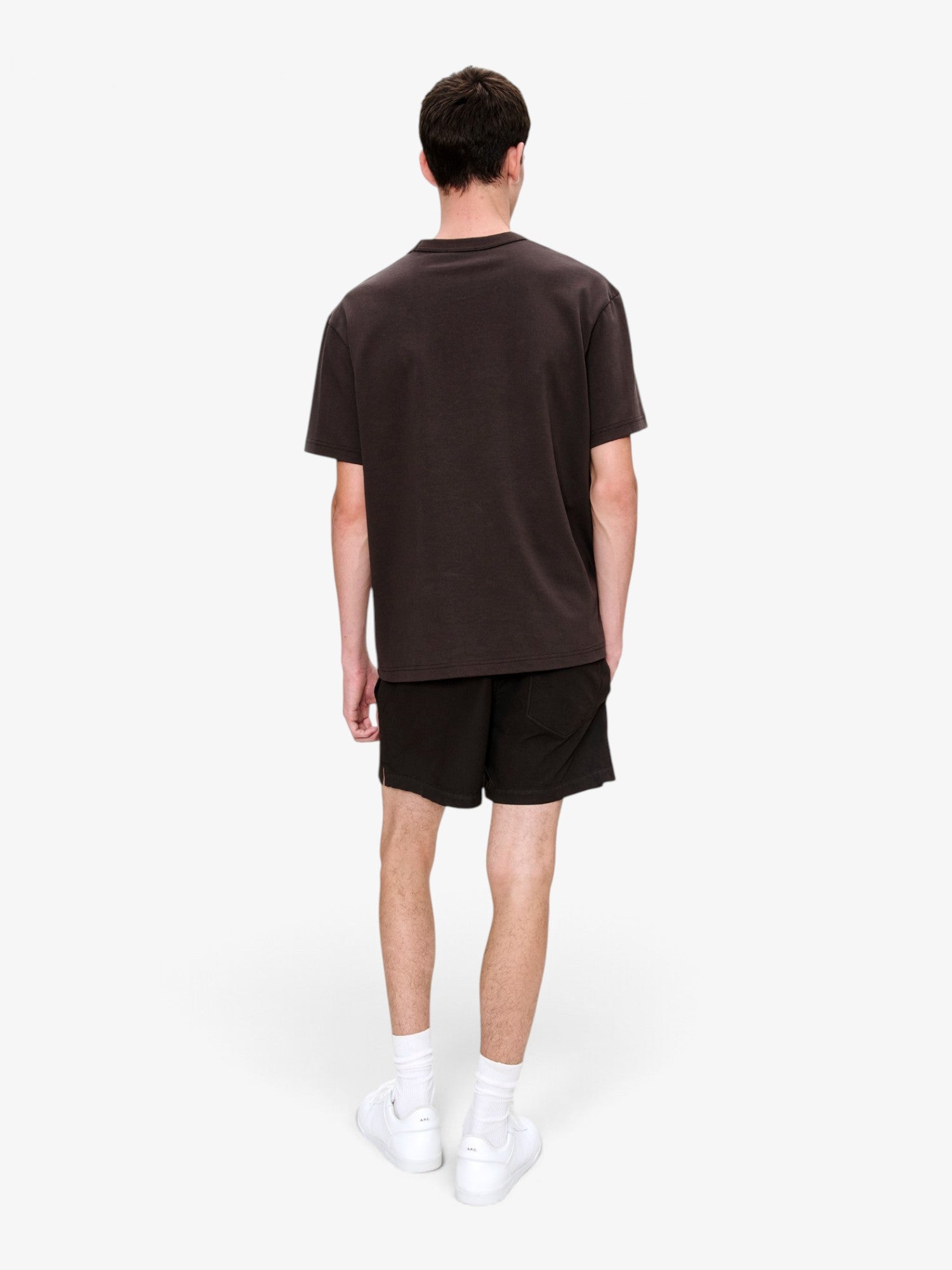 Brown 'Petit V.P.C.' Boxy Tee