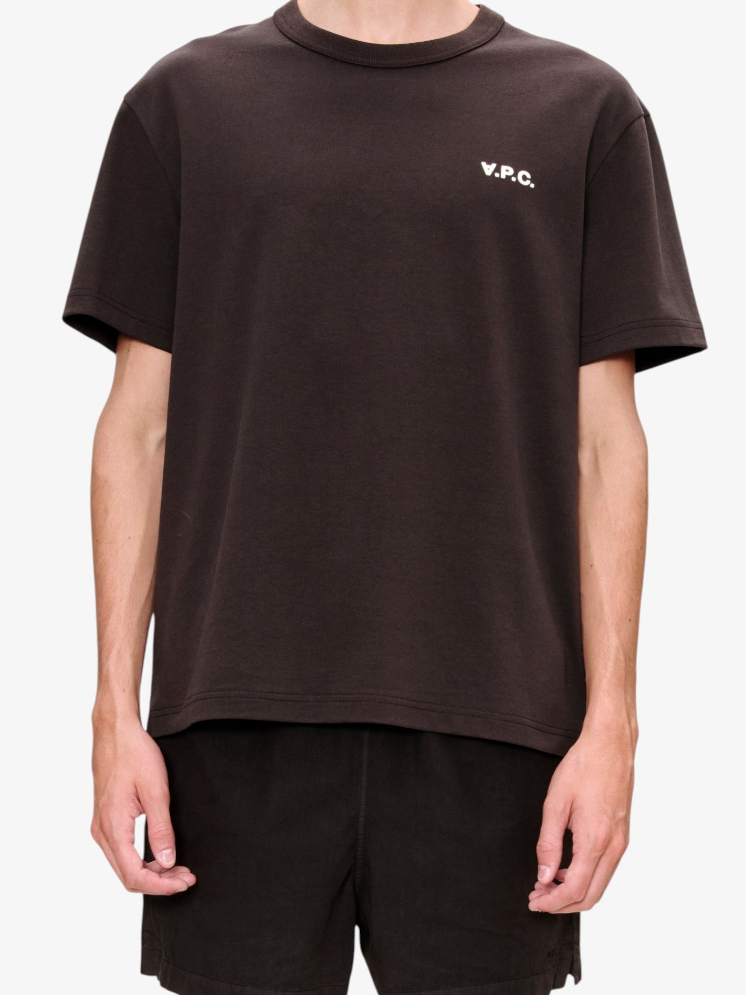 Brown 'Petit V.P.C.' Boxy Tee