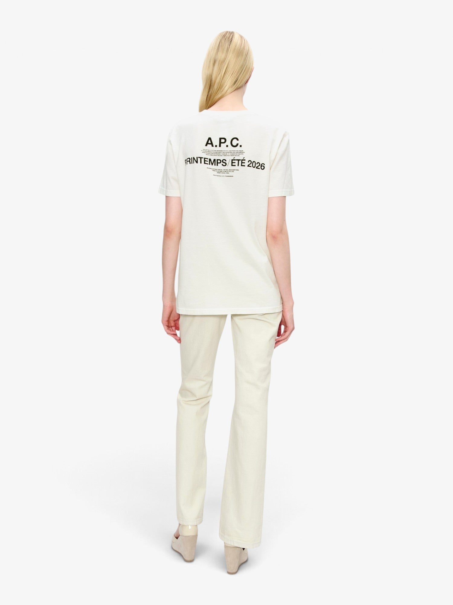 White 'A.P.C. Printemps 26' Tee