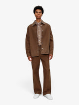 A.P.C. - Camisa 'Vest a Blous' Marrom