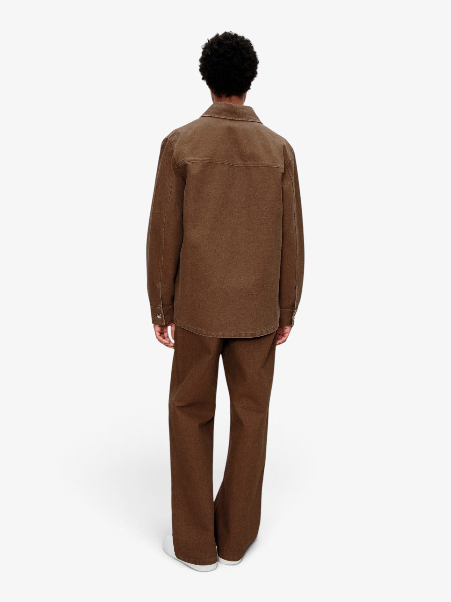 Brown 'Button-Down' Jacket