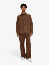A.P.C. - Camisa 'Vest a Blous' Marrom