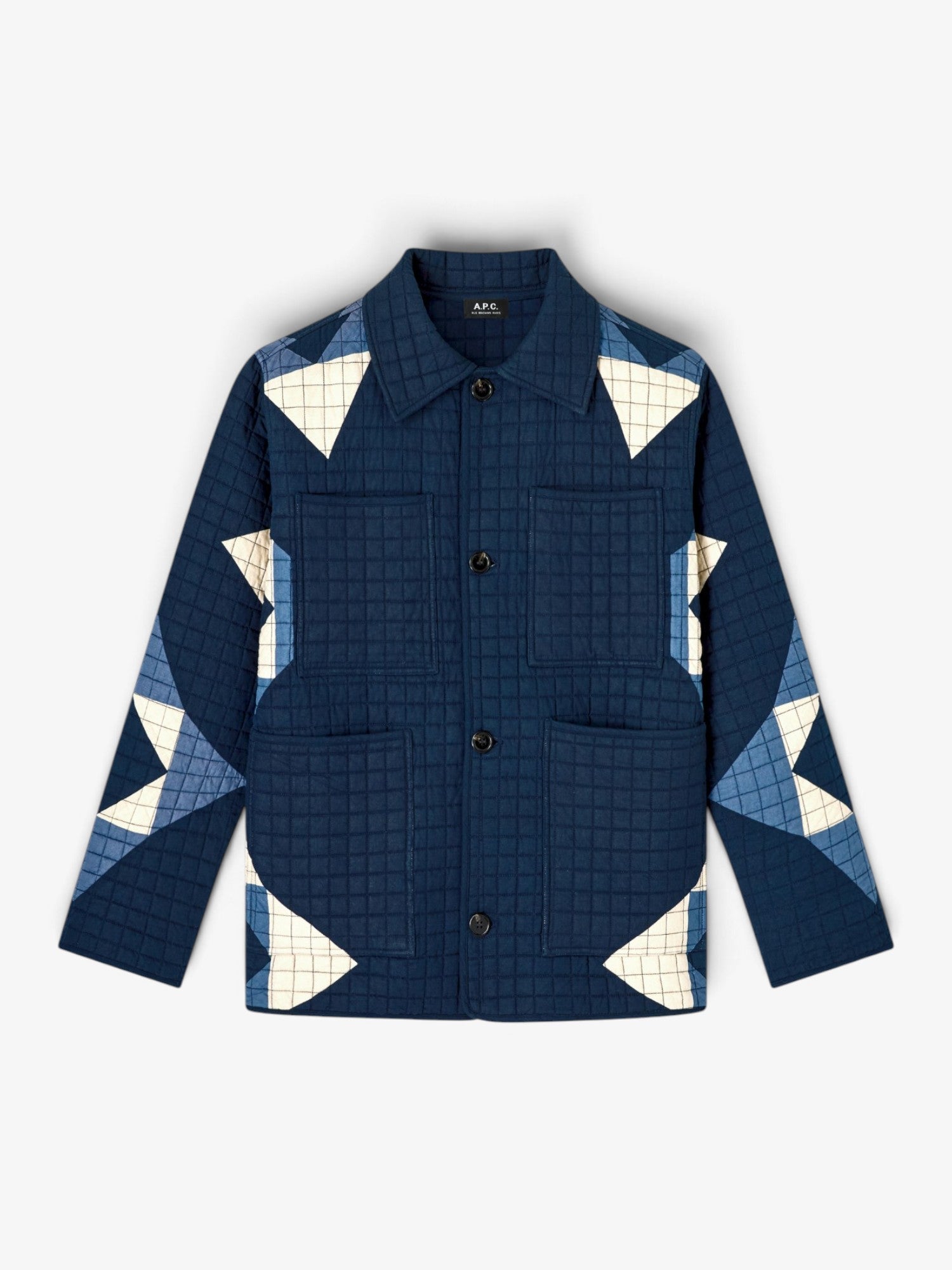 Navy 'Quiltée' Jacket
