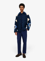 Navy 'Quiltée' Jacket