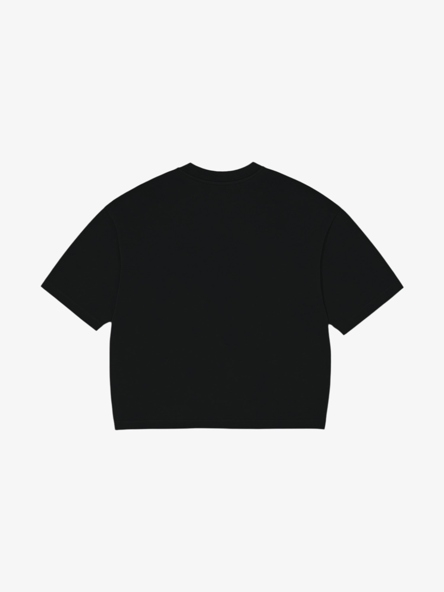 Black 'Shanti Orchestra' Oversized Boxy Tee