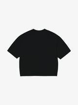 Black 'Shanti Orchestra' Oversized Boxy Tee