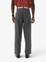 Grey Double-Pleated Ripstop Pants X WELCOME