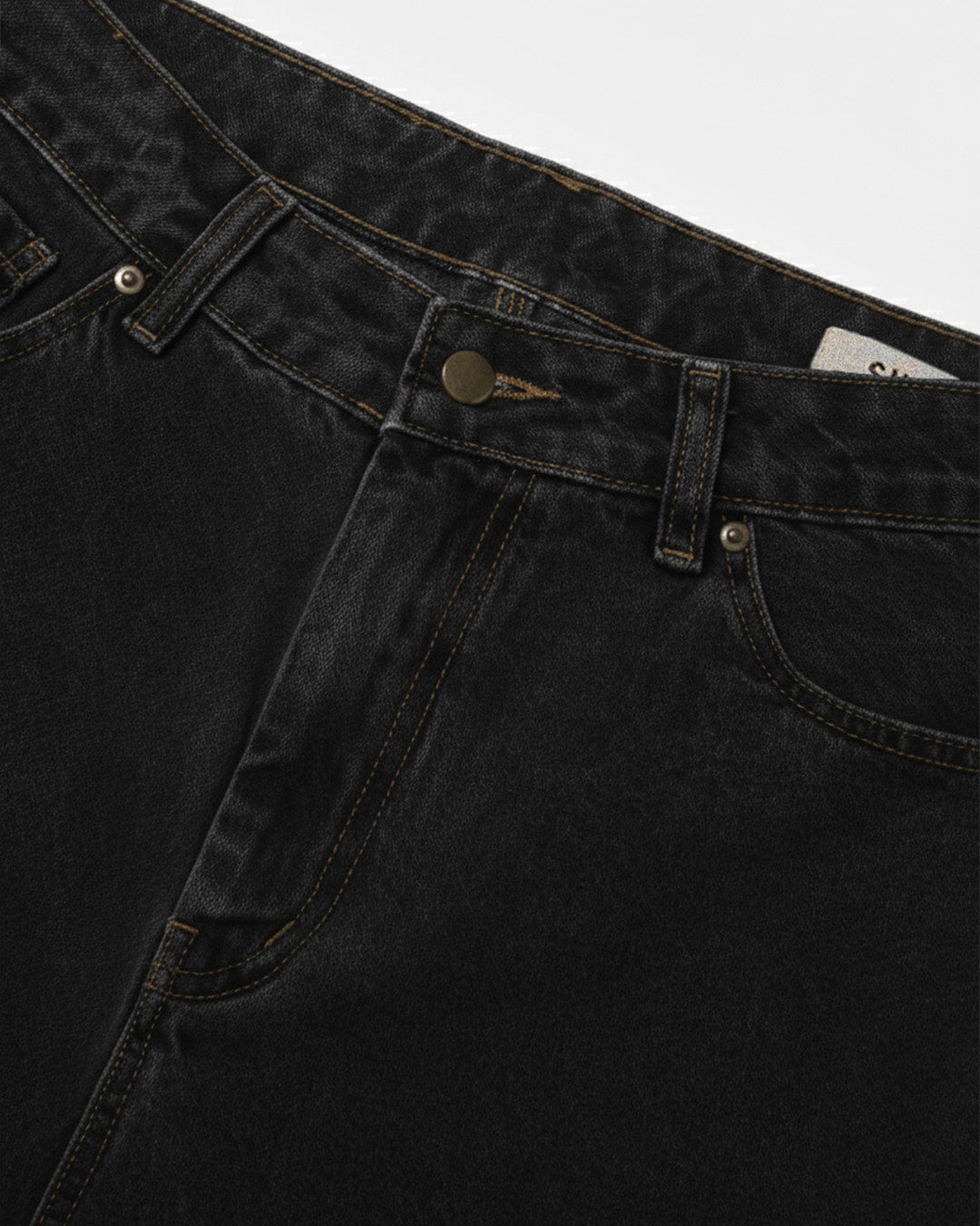 Black 'Atelier' Baggy Pants