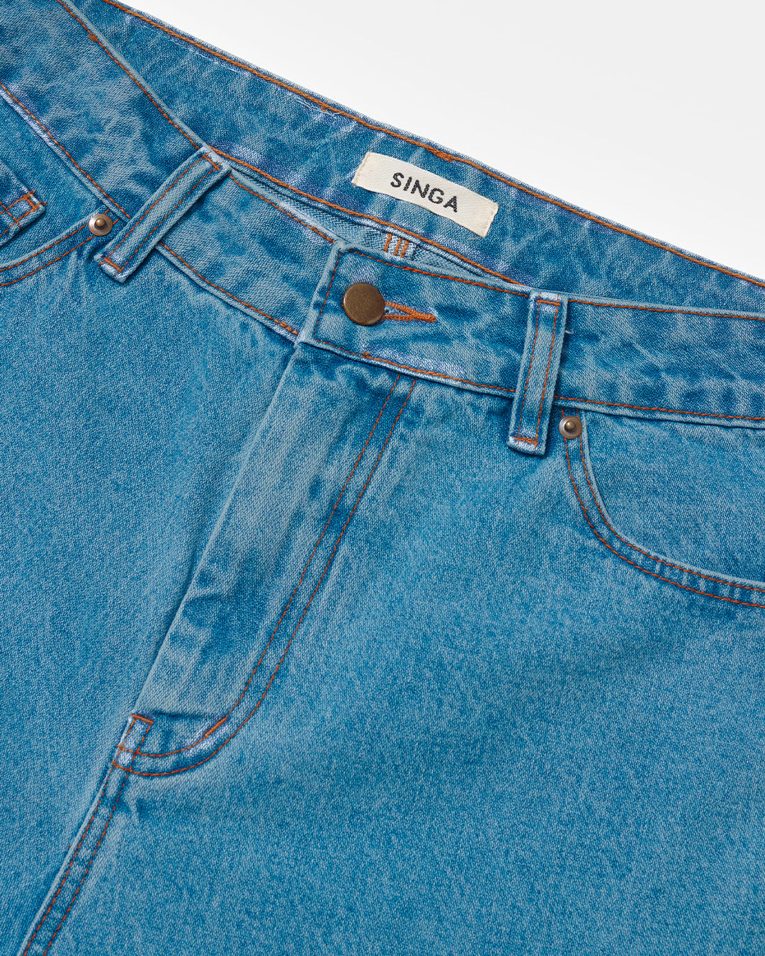 Ligth Blue 'Atelier' Baggy Jeans