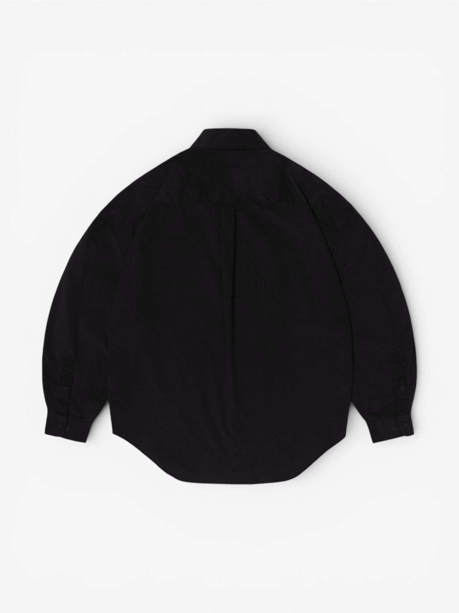 Black 'Diana' Velvet Oversized Shirt