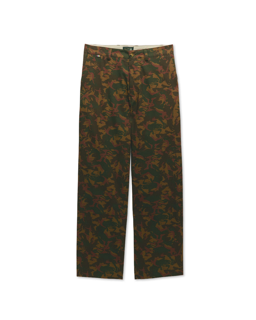 Camo Wide Chino Trousers