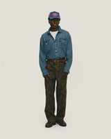 Camo Wide Chino Trousers