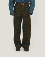 Camo Wide Chino Trousers