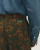 Camo Wide Chino Trousers