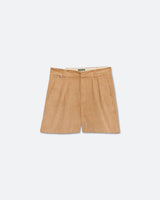 Caramel Corduroy Tailoring Shorts