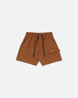 Orange Cargo Shorts