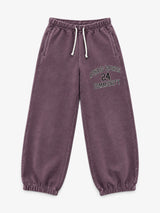 Washed Wine 'College' Sweatpants