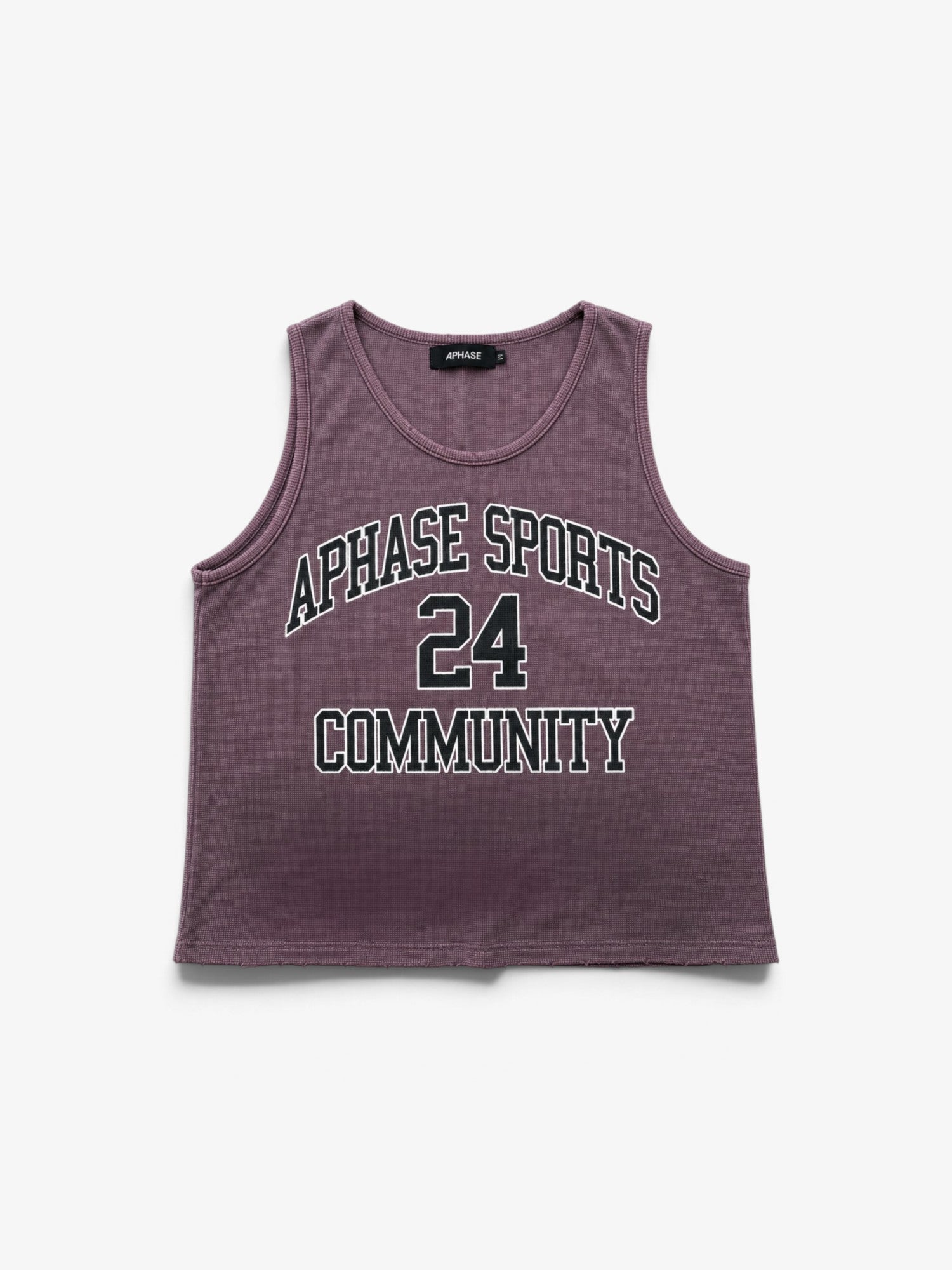 Washed Wine 'College' Tank Top