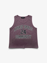 Washed Wine 'College' Tank Top