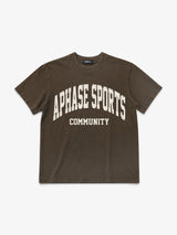 Washed Brown 'Campus' Tee