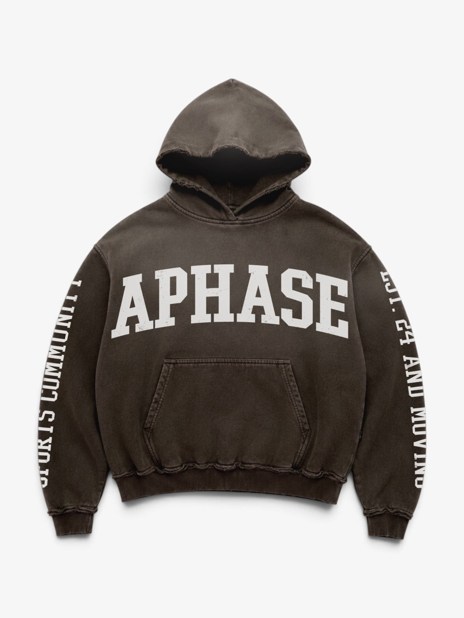 Washed Brown 'Campus' Hoodie