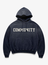 Used Blue 'High School' Hoodie