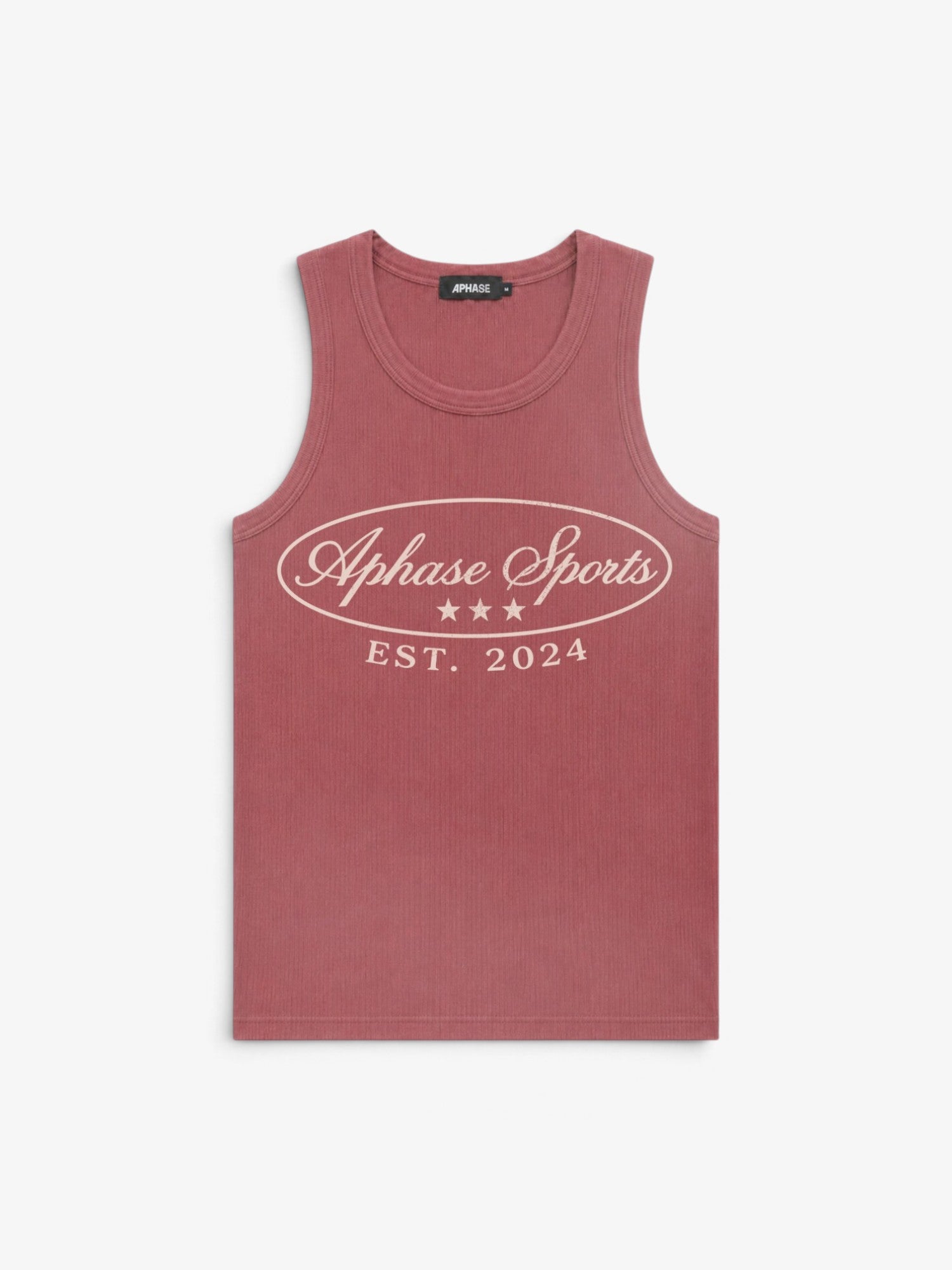 Washed Red 'Club' Tank Top