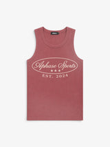 Washed Red 'Club' Tank Top