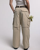 Beige Cargo Pants