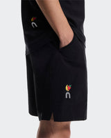 Black 'Trek SHF' Shorts X SKY HIGH FARM GOODS
