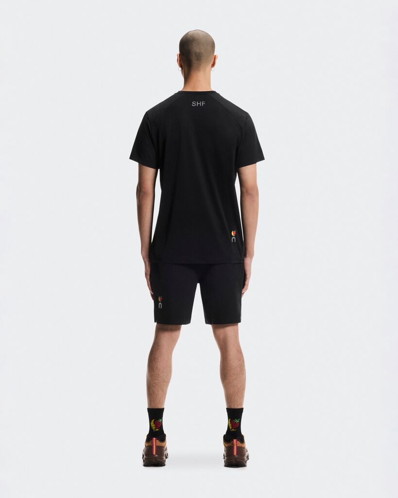 Black 'Trek SHF' Shorts X SKY HIGH FARM GOODS