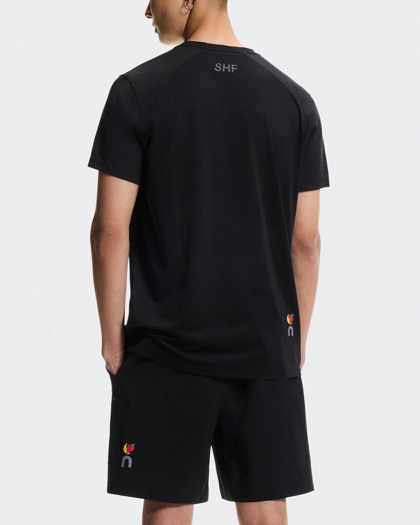 Black 'Trak SHF' Tee X SKY HIGH FARM GOODS