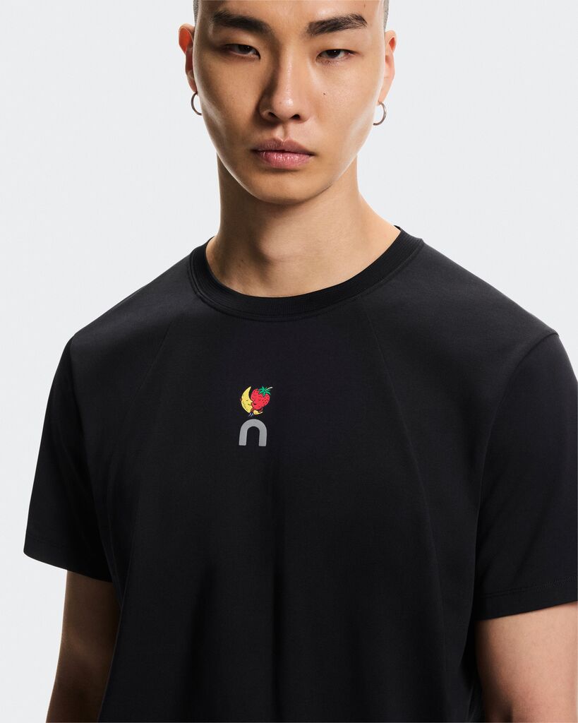 Black 'Trak SHF' Tee X SKY HIGH FARM GOODS