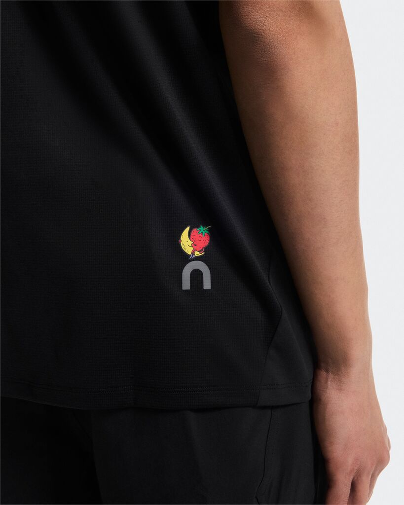 Black 'Trak SHF' Tee X SKY HIGH FARM GOODS