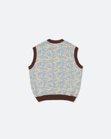 Cyan Tapestry Vest