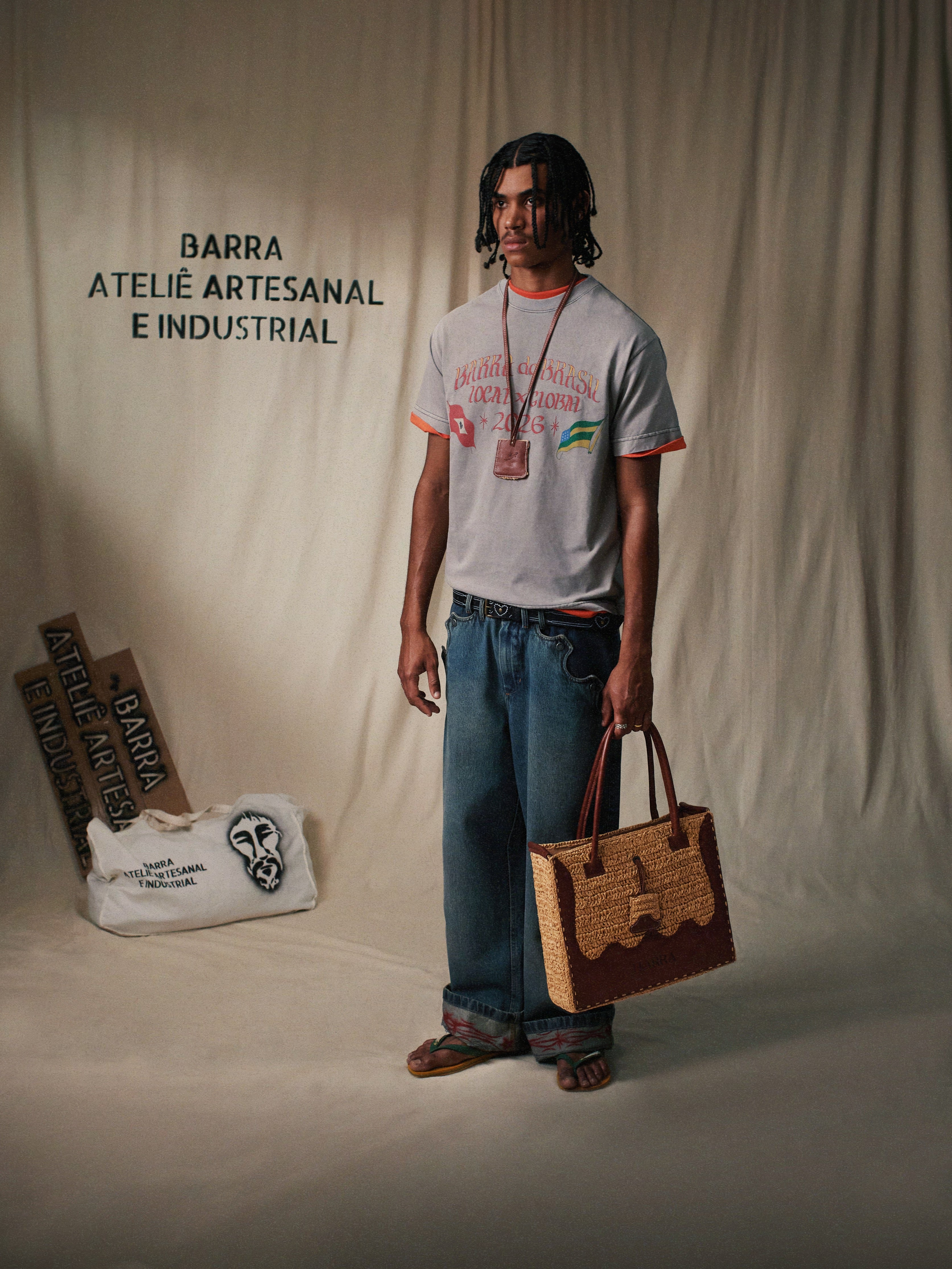 Grey 'Vernacular' Tee