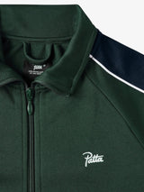 Dark Green Tricot Track Jacket