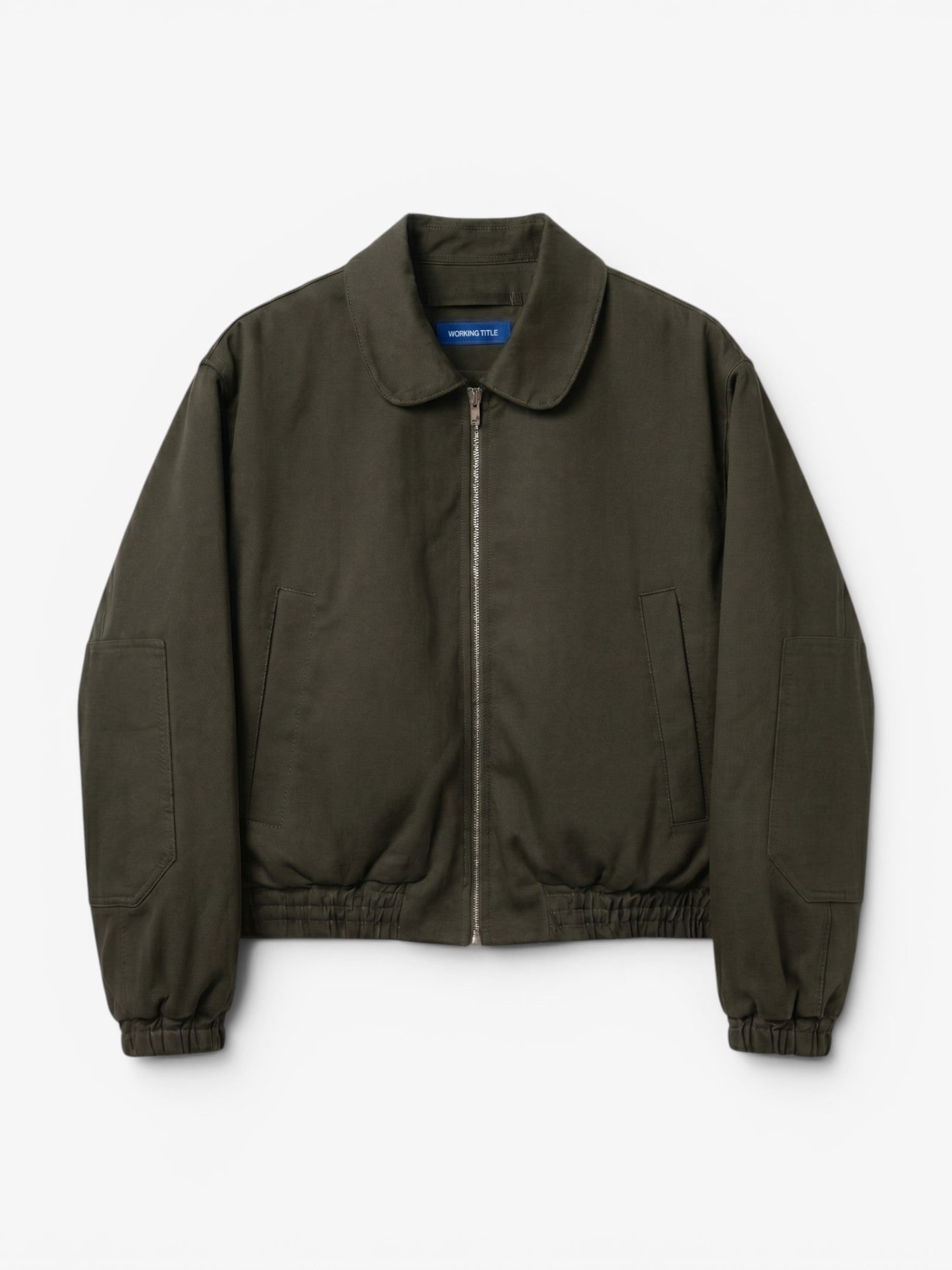 Dark Green 'Golf' Zip-Up Blouson