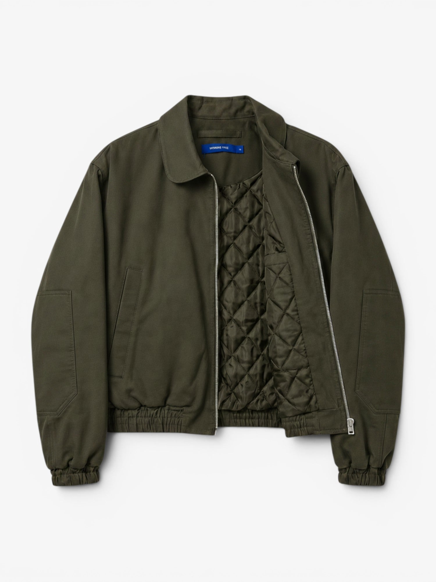 Dark Green 'Golf' Zip-Up Blouson