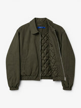 Dark Green 'Golf' Zip-Up Blouson